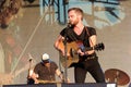 Tallest Man On Earth in concert at Eaux Claires Festival Royalty Free Stock Photo