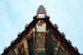 Korean traditional Eaves at Bulguksa temple in Gyeongju Royalty Free Stock Photo