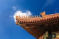 The eaves in the forbidden city