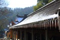 The eaves of Lingyin Temple in hangzhou