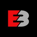 EB letter logo Royalty Free Stock Photo