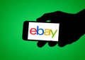 EBay logo at mobile device