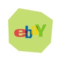 Ebay logo. Ebay is an American corporation and e-commerce company. Providing sales services. Ebay leader in e-commerce . Kharkiv,