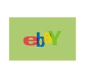 Ebay logo. Ebay is an American corporation and e-commerce company. Providing sales services. Ebay leader in e-commerce . Kharkiv,