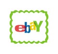 Ebay logo. Ebay is an American corporation and e-commerce company. Providing sales services. Ebay leader in e-commerce . Kharkiv,