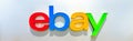 Ebay logo isolated Royalty Free Stock Photo