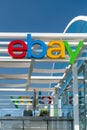 EBay World Headquarters Exterior and Logo Royalty Free Stock Photo