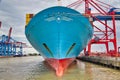 The Ebba Maersk, one of the largest container ships in the world