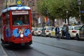 Ebbelwei-Express tram streetcar sightseeing city tour in Frankfurt