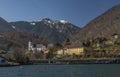 Ebensee sea and town in big Alps