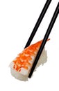 Ebi Nigiri sushi Royalty Free Stock Photo