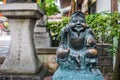Ebisu statue god at Yasaka-jinja Shrine Royalty Free Stock Photo