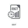 Ebit icon from Ebit collection. Royalty Free Stock Photo