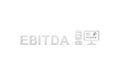EBITDA concept white background Royalty Free Stock Photo
