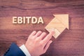 EBITDA increase Royalty Free Stock Photo