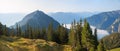 Ebner Joch mountain, tirolean alps panorama Royalty Free Stock Photo