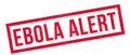 Ebola Alert rubber stamp Royalty Free Stock Photo