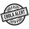 Ebola Alert rubber stamp Royalty Free Stock Photo