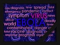 Ebola concept word cloud background Royalty Free Stock Photo
