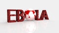 Ebola concept word cloud background Royalty Free Stock Photo