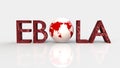 Ebola concept word cloud background Royalty Free Stock Photo