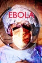 Ebola Crisis Health Worker Royalty Free Stock Photo