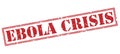 Ebola crisis red stamp