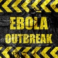 Ebola outbreak concept background