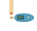 Ebola Rapid test illustration Royalty Free Stock Photo
