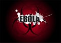 Ebola virus biohazard caution sign symbol