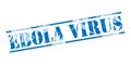 Ebola virus blue stamp