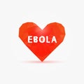 Ebola virus in poly heart