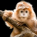 Ebony Langur X Royalty Free Stock Photo