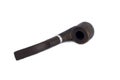 Ebony pipe isolated