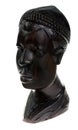 Ebony wooden men head