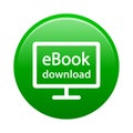 Ebook download button Royalty Free Stock Photo