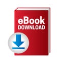 Ebook Download Icon Royalty Free Stock Photo