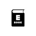 Ebook Flat Vector Icon Royalty Free Stock Photo