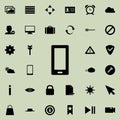 eBook icon. Detailed set of minimalistic icons. Premium graphic design. One of the collection icons for websites, web design, mobi