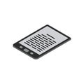 Ebook Isometric Icon Royalty Free Stock Photo