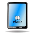 Ebook reader isolated