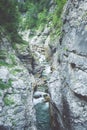 Ebro river through a valley in Cantabria, Spain Royalty Free Stock Photo