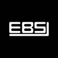 EBS letter logo creative design with vector graphic, EBS