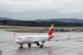 EC-MCS Iberia Airbus A320-214 jet in Zurich in Switzerland