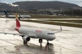 EC-MCS Iberia Airbus A320-214 jet in Zurich in Switzerland