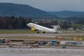 EC-MKO Vueling Airbus A320-232 jet in Zurich in Switzerland Royalty Free Stock Photo