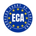 ECA European court of auditors symbol icon