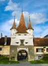 Ecaterina Gate in Brasov city Royalty Free Stock Photo