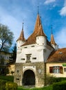 Ecaterina Gate in Brasov city Royalty Free Stock Photo