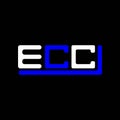 ECC letter logo creative design with vector graphic, ECC Royalty Free Stock Photo